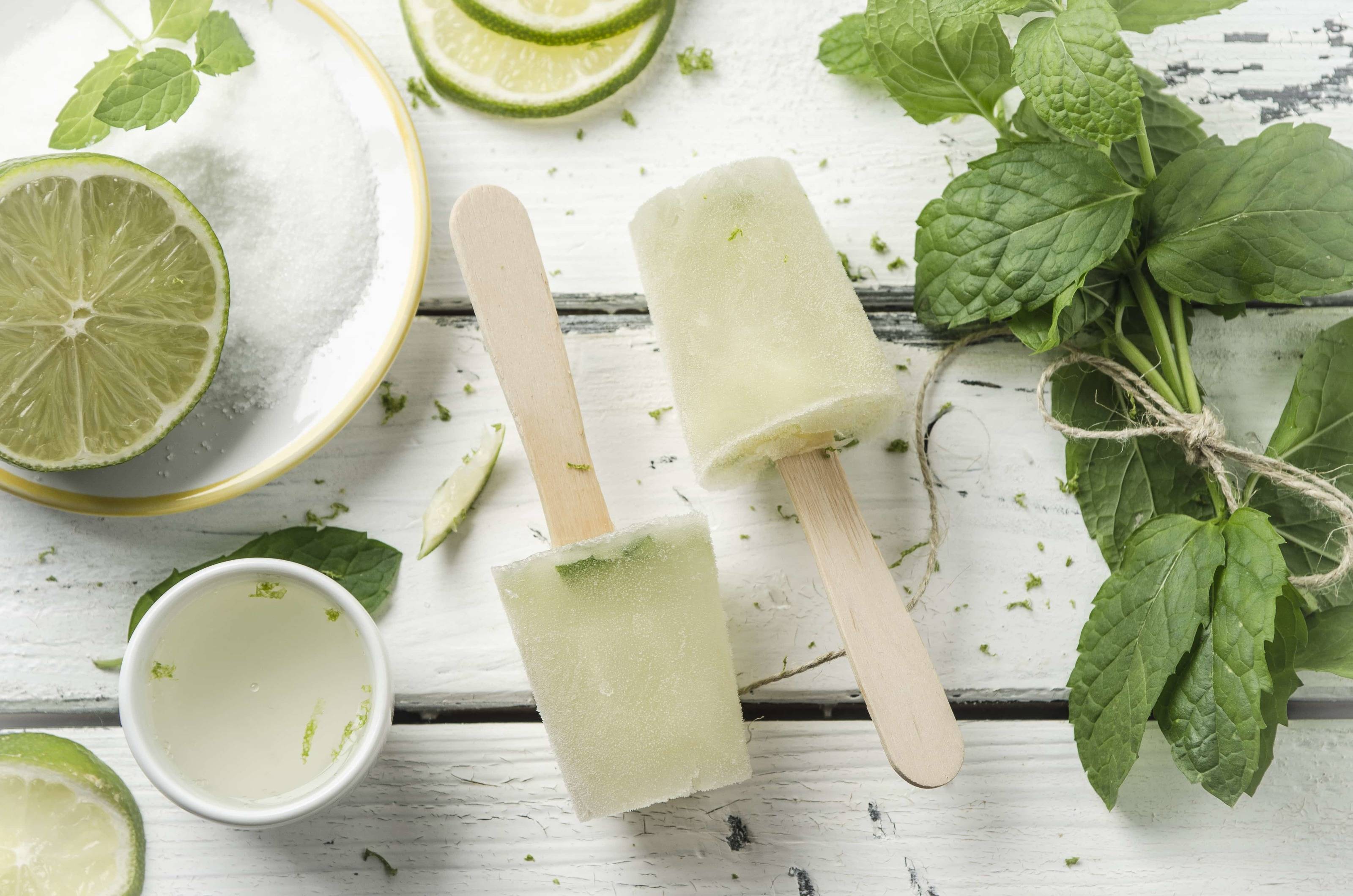 Mojito Eisschlecker Rezept
