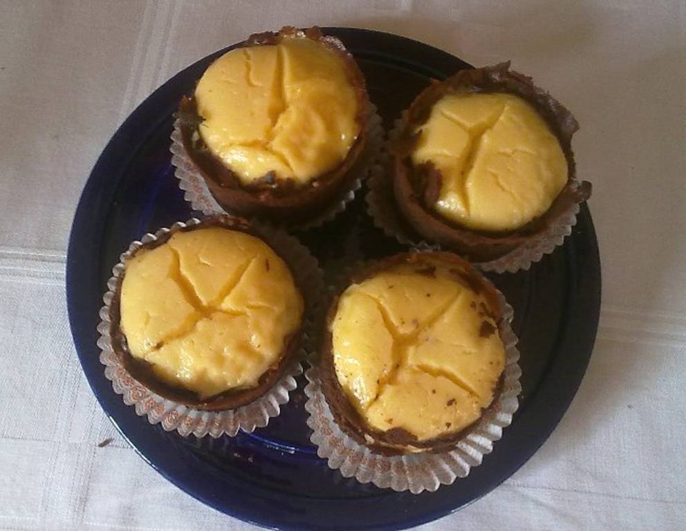 Brownie-Cheescake-Muffins Brownie-Cheescake-Muffins