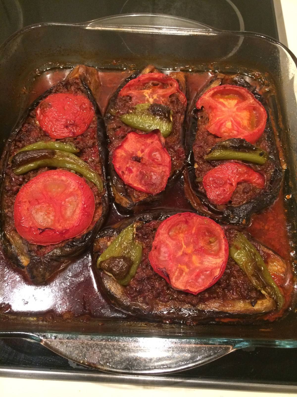 Gefüllte Melanzane