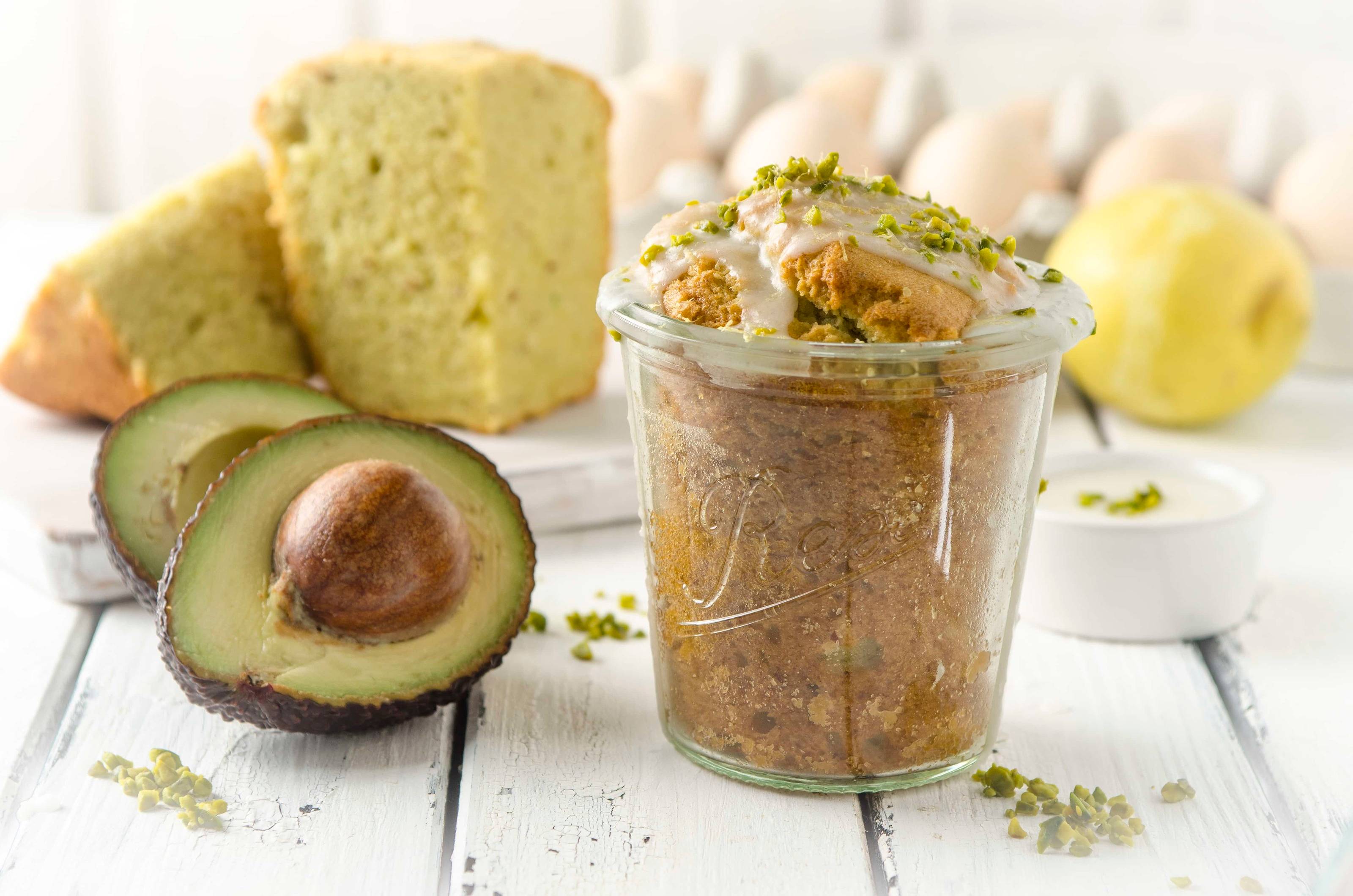 Avocado-Zitronenkuchen im Glas Rezept