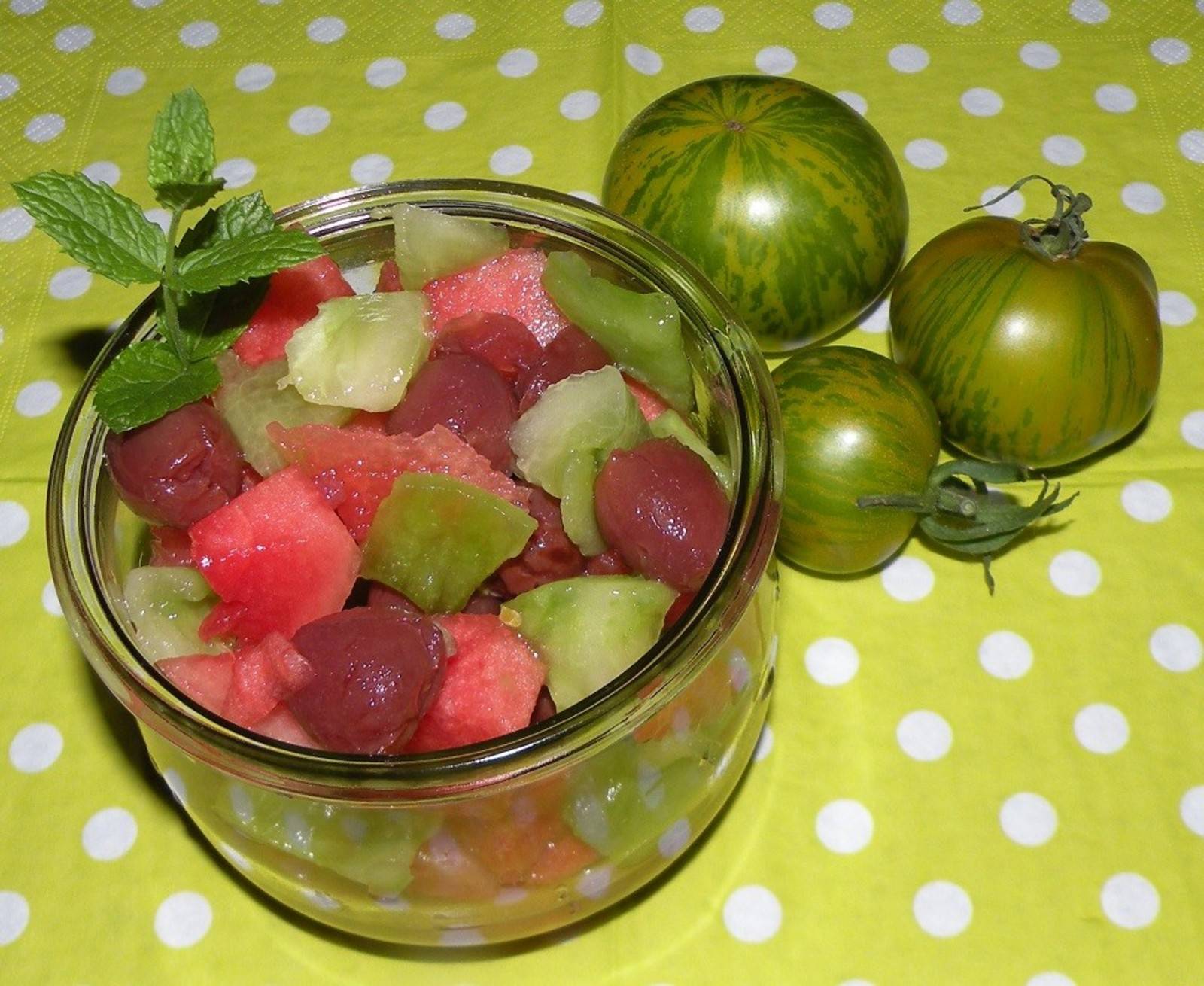 Melonensalat Rezept - ichkoche.ch