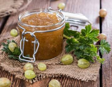 Pikante Stachelbeermarmelade Pikante Stachelbeermarmelade