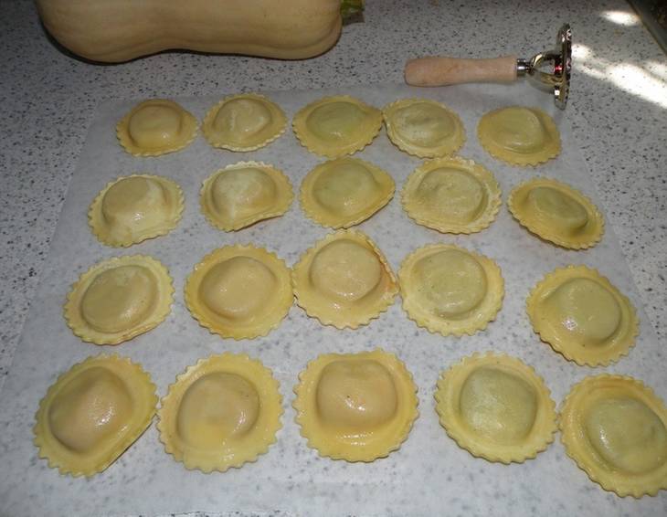 Kürbis Ravioli