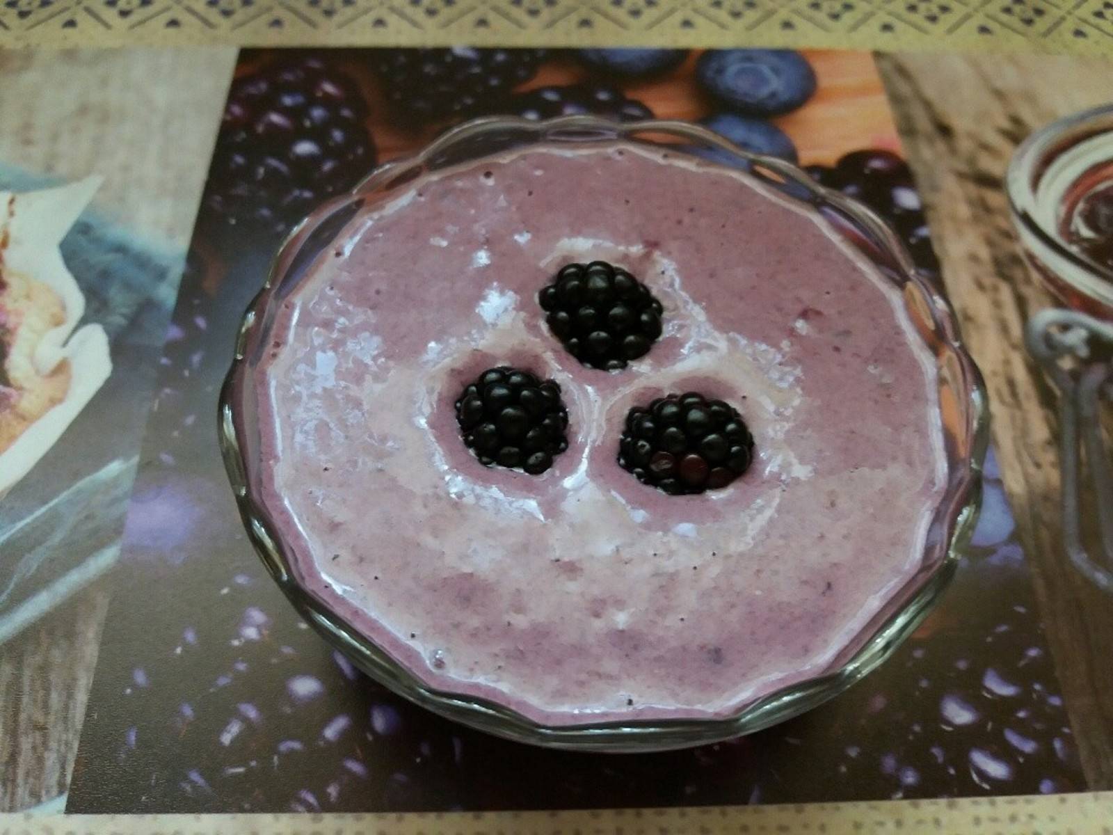 Brombeer Kefir