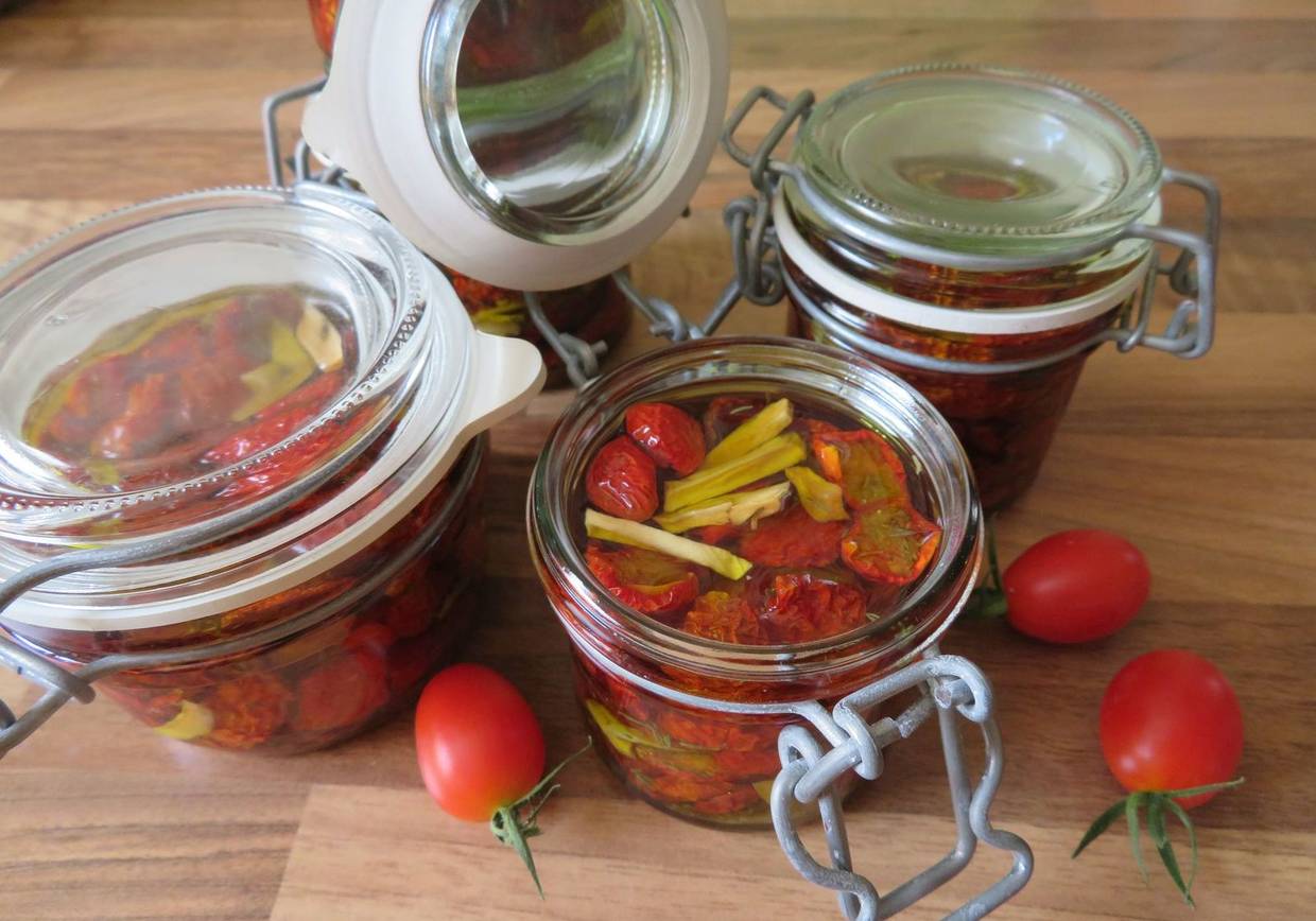 Getrocknete Tomaten in Olivenöl Rezept - ichkoche