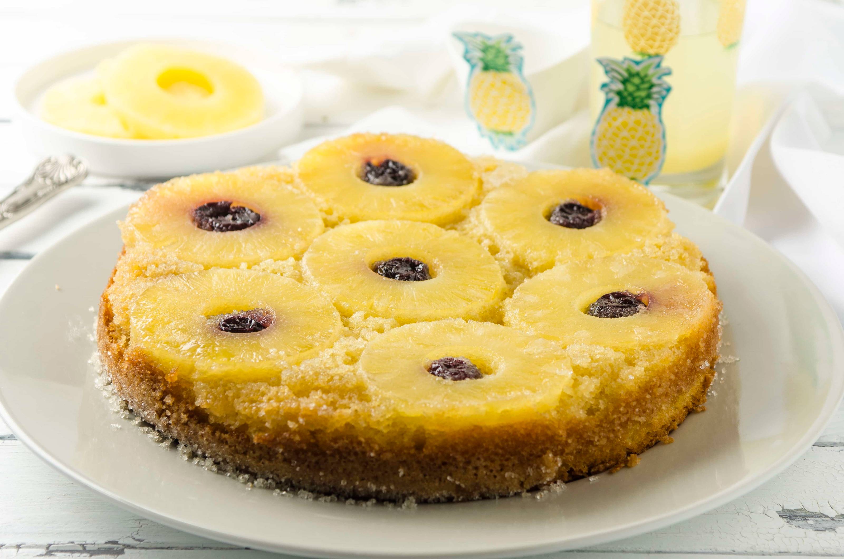 Klassischer Ananas-Upside-Down-Cake
