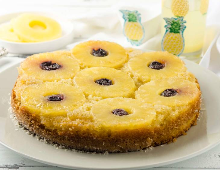 Klassischer Ananas-Upside-Down-Cake