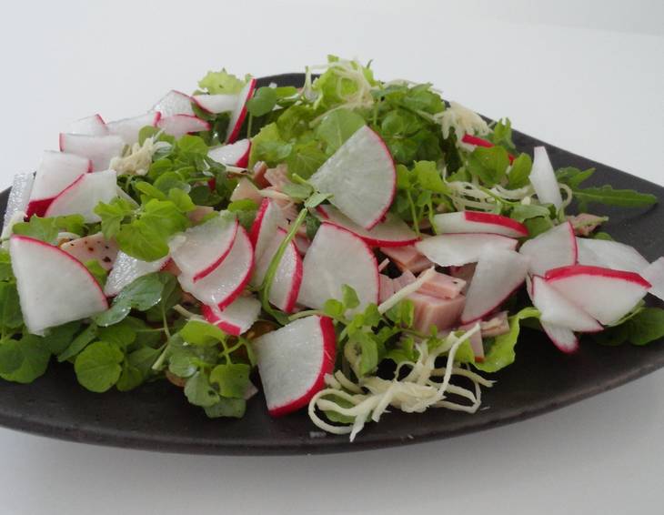 Salat mit Schinken Salat mit Schinken