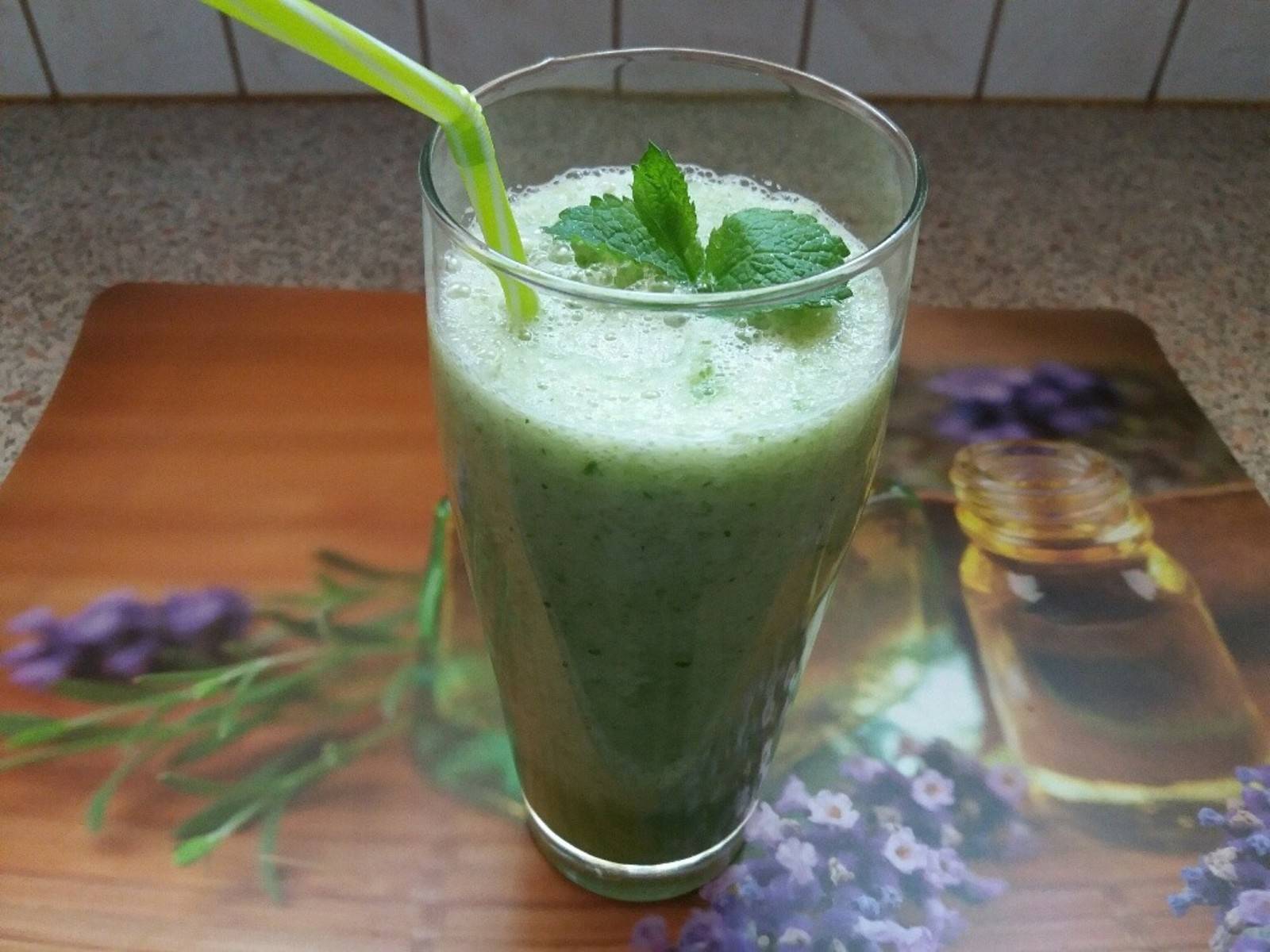 Honigmelonen-Gurken-Smoothie