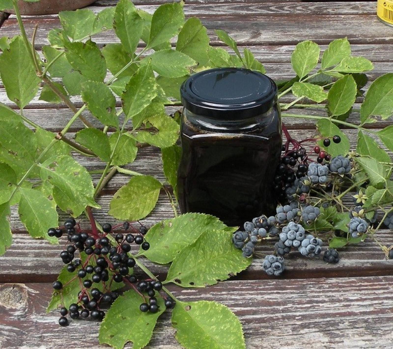 Brombeer-Holunder-Marmelade