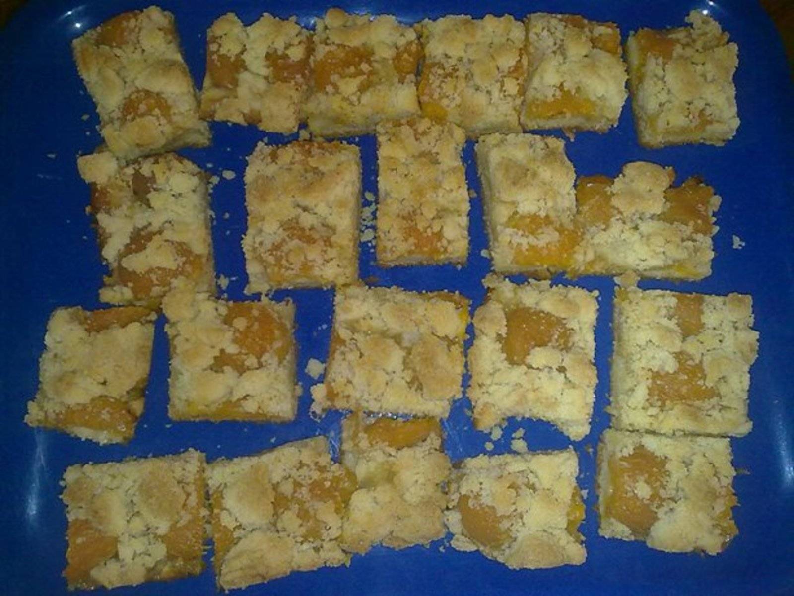 Marillen-Streusel-Blechkuchen