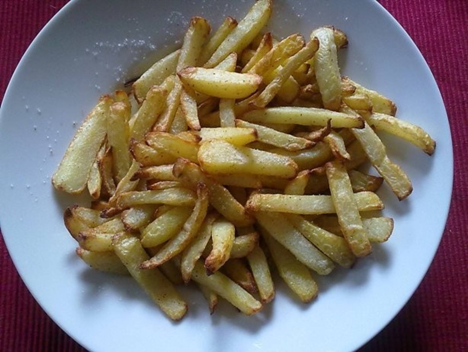 Pommes frites aus der Heißluftfritteuse