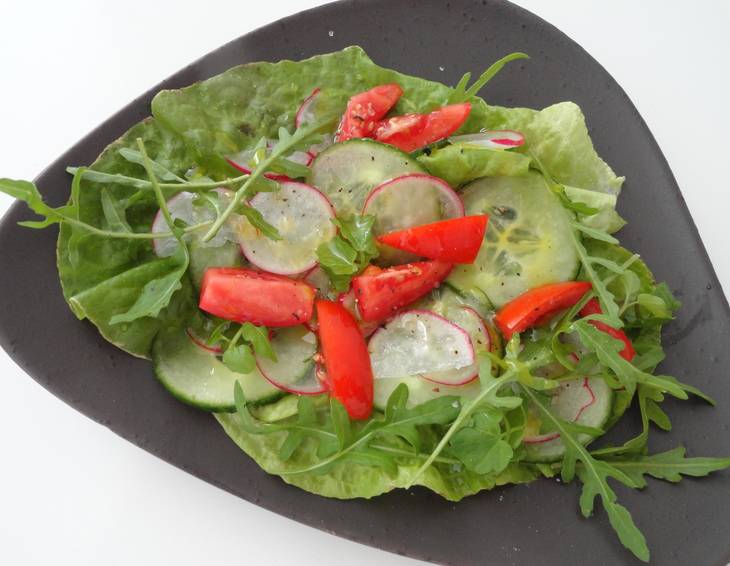 Salatplatte Salatplatte