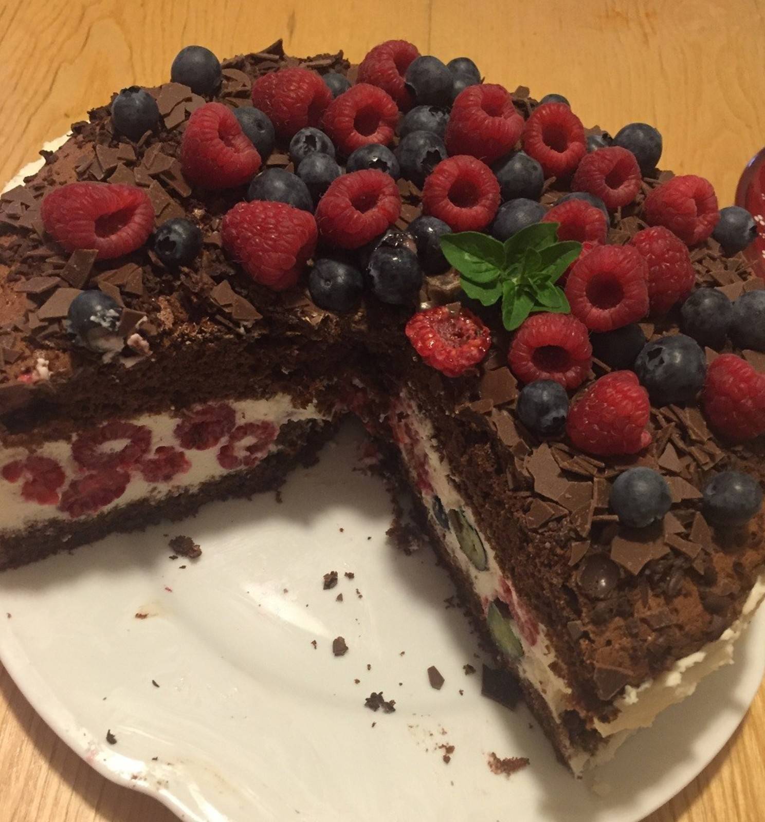 Topfen-Obst-Torte