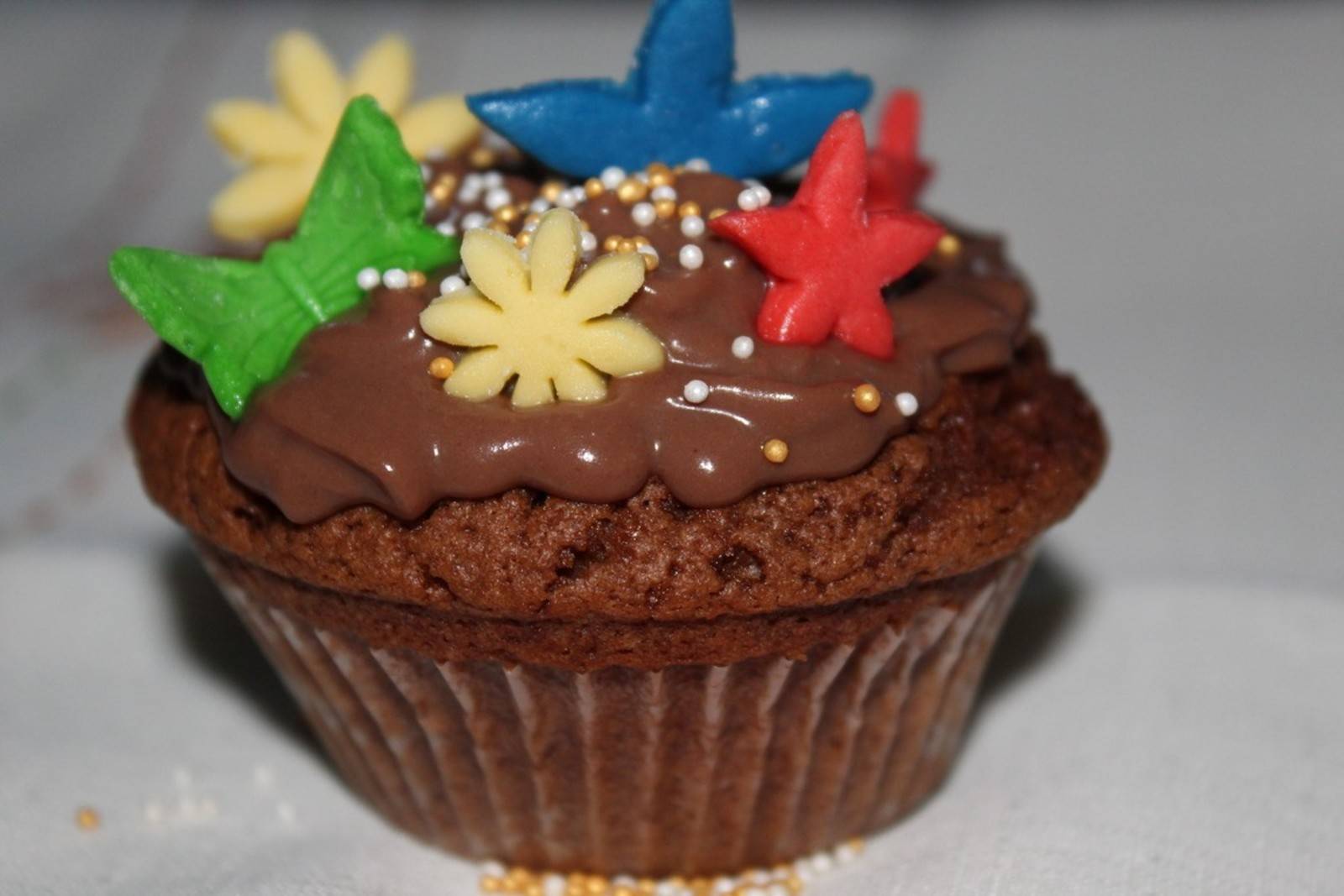Schokoladen Cupcakes mit Schoko-Buttercreme