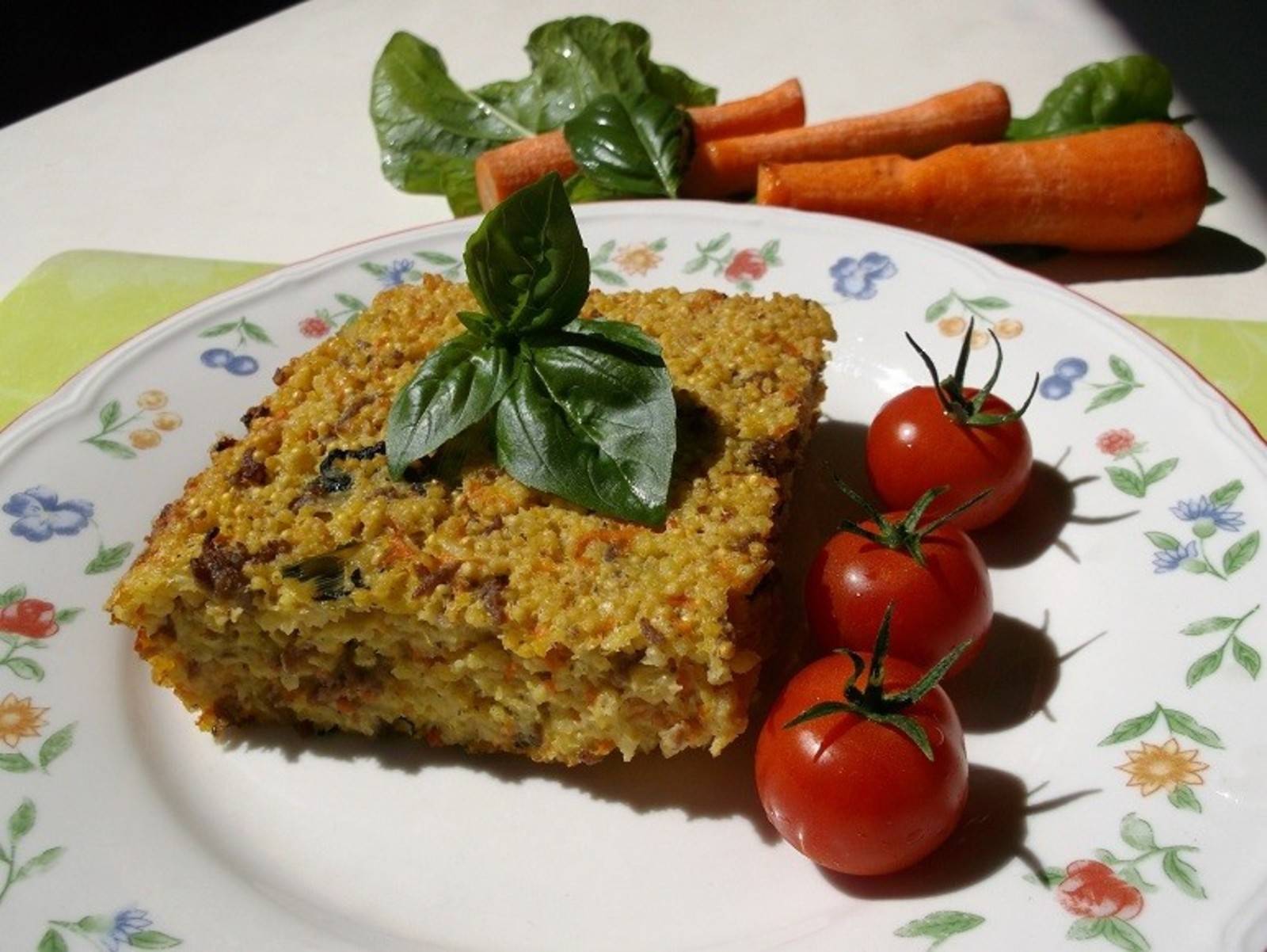 Pikanter Hirseauflauf Rezept - ichkoche.de Pikanter Hirseauflauf Rezept - ichkoche.de