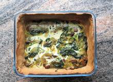 Spinat-Champignon-Quiche