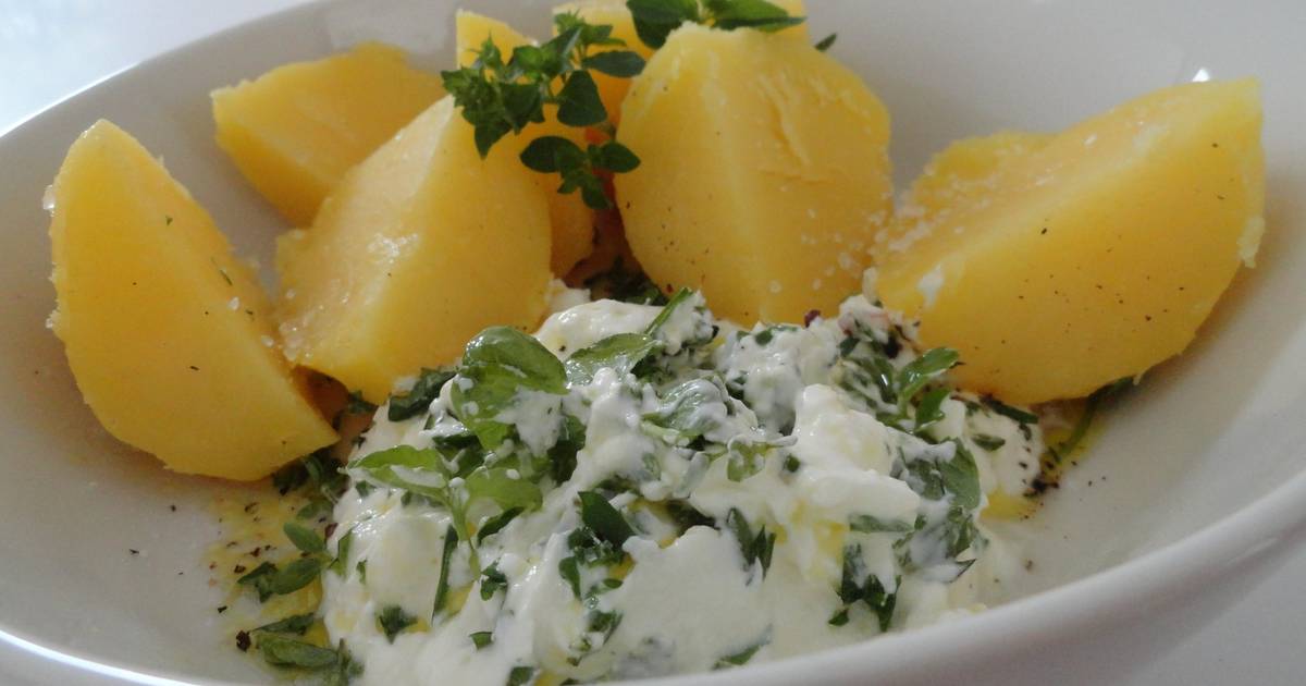 Erdäpfel mit Kräutertopfen Rezept - ichkoche.ch