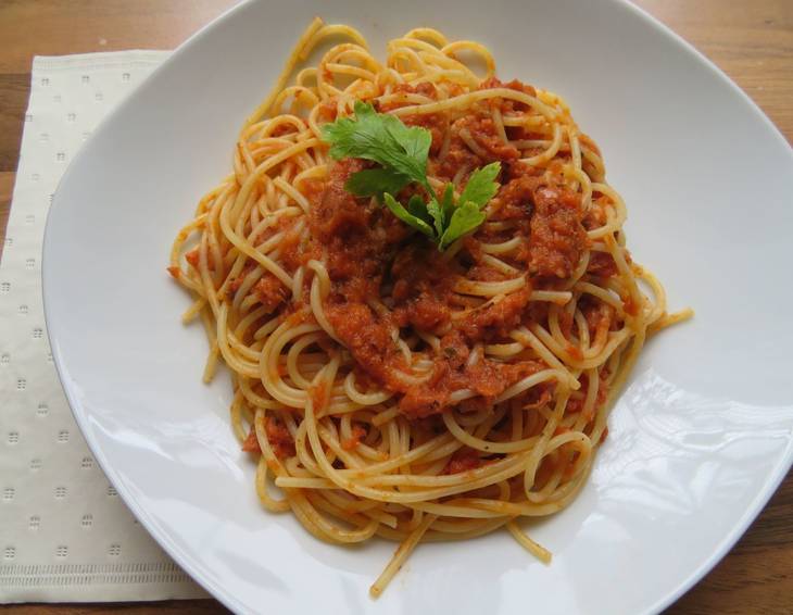 Speck-Tomaten-Sugo Speck-Tomaten-Sugo