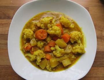 Karfiol-Karotten-Curry