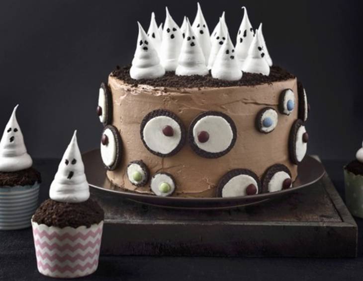 Halloween-Gespenstertorte