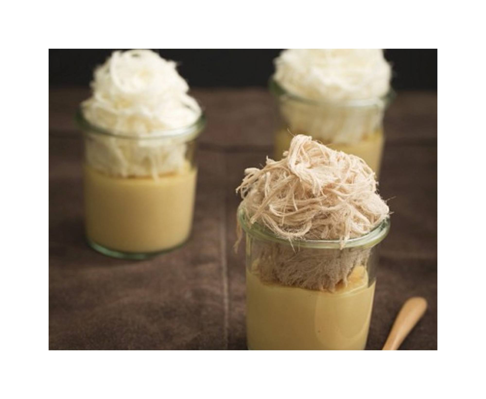 Karamellflans mit Pashmak
