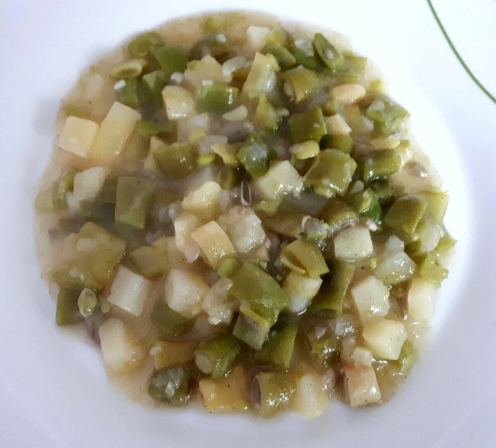 Fisolengemüse mit Kartoffeln