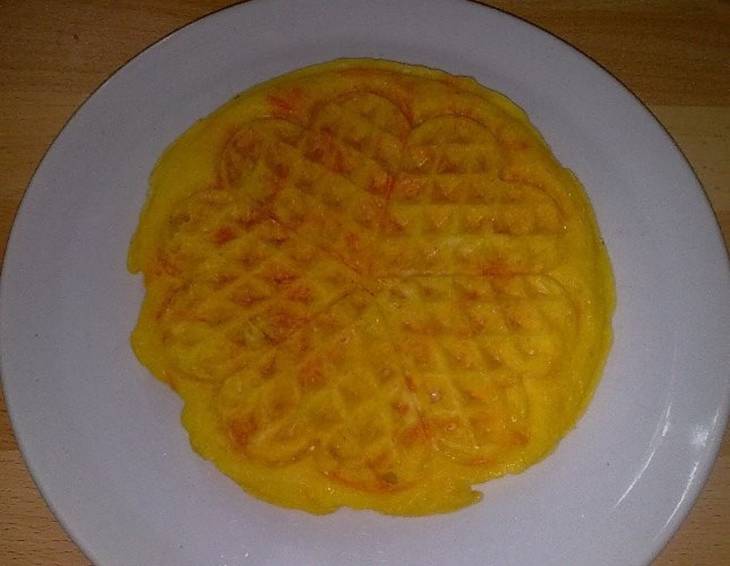 Kohlrabi-Karotten-Waffeln