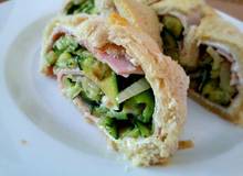 Zucchini-Toast-Roulade