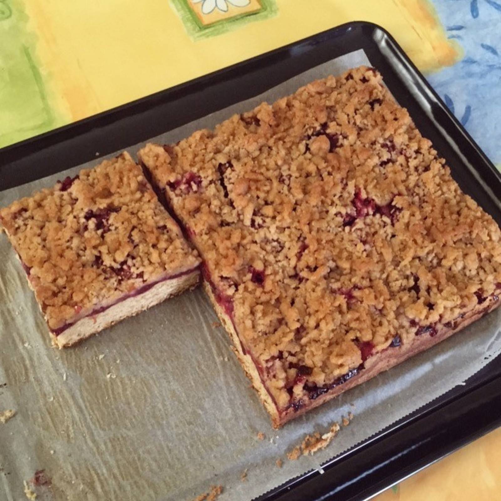 Streuselkuchen mit Zwetschken