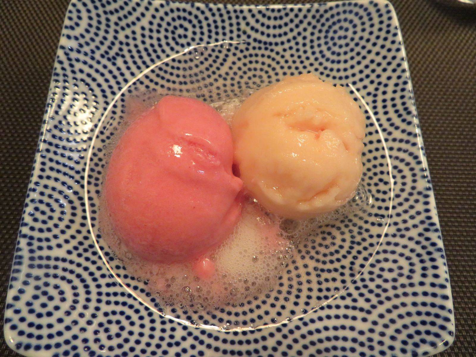 Preiselbeersorbet