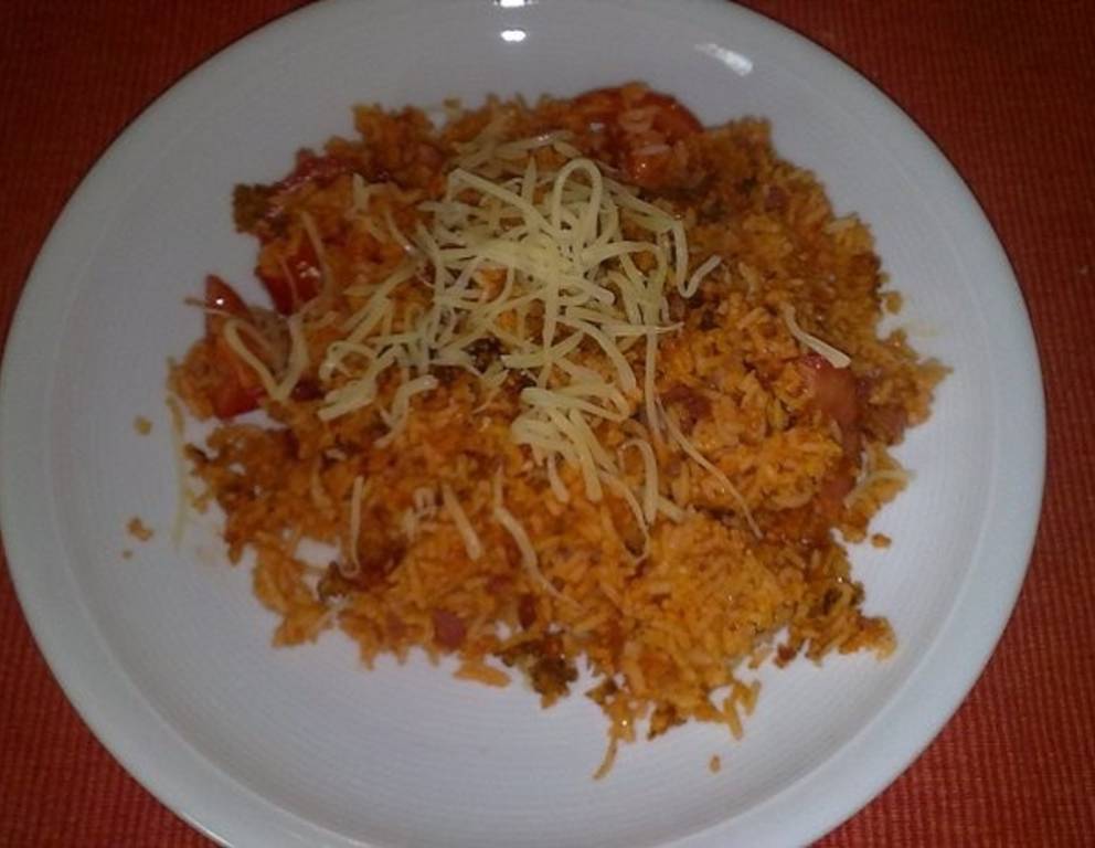 Gebratener Tomatenreis Gebratener Tomatenreis