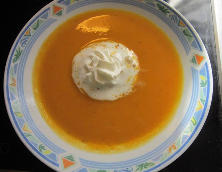 Kürbis-Süßkartoffel-Suppe