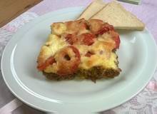 Pizza mit Faschiertem ohne Teigboden Pizza mit Faschiertem ohne Teigboden
