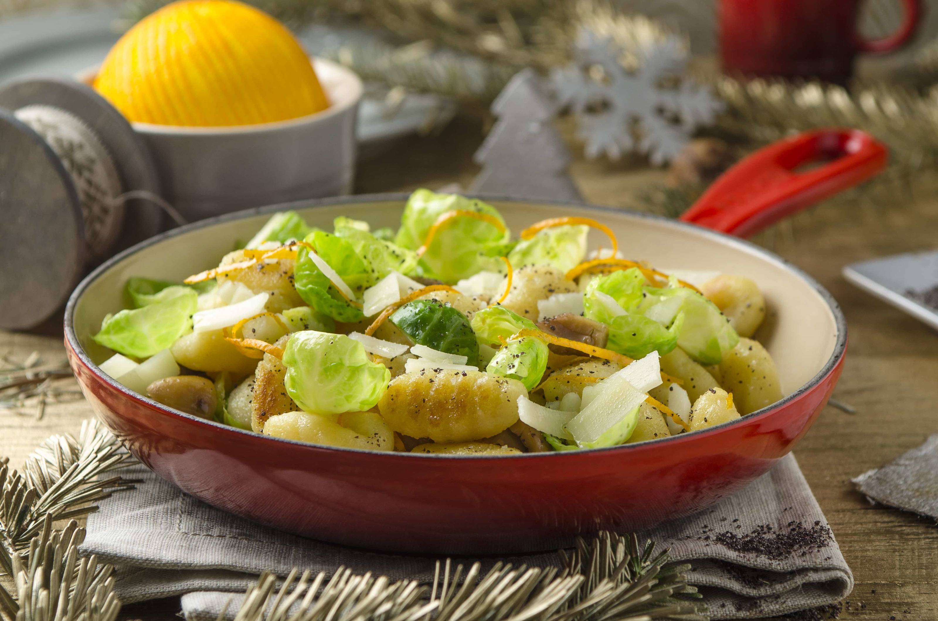 Gnocchi mit Kohlsprossen und Maroni