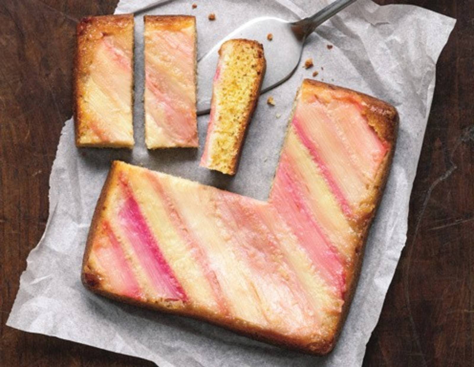 Upside-Down-Kuchen Rhabarber Rezept