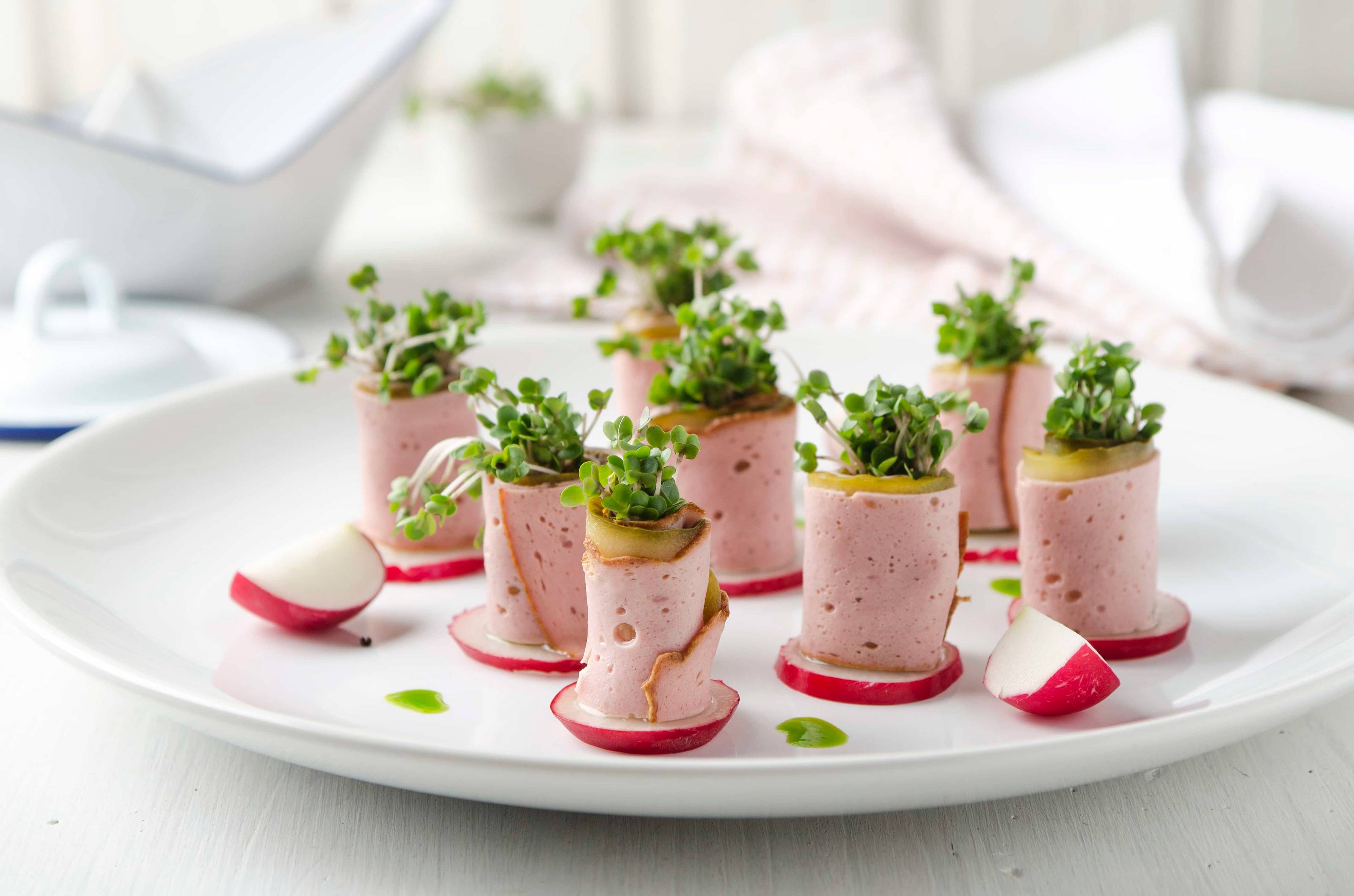 Leberkäse-Röllchen 