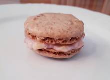 Spekulatiusmacarons mit Vanillepudding Spekulatiusmacarons mit Vanillepudding