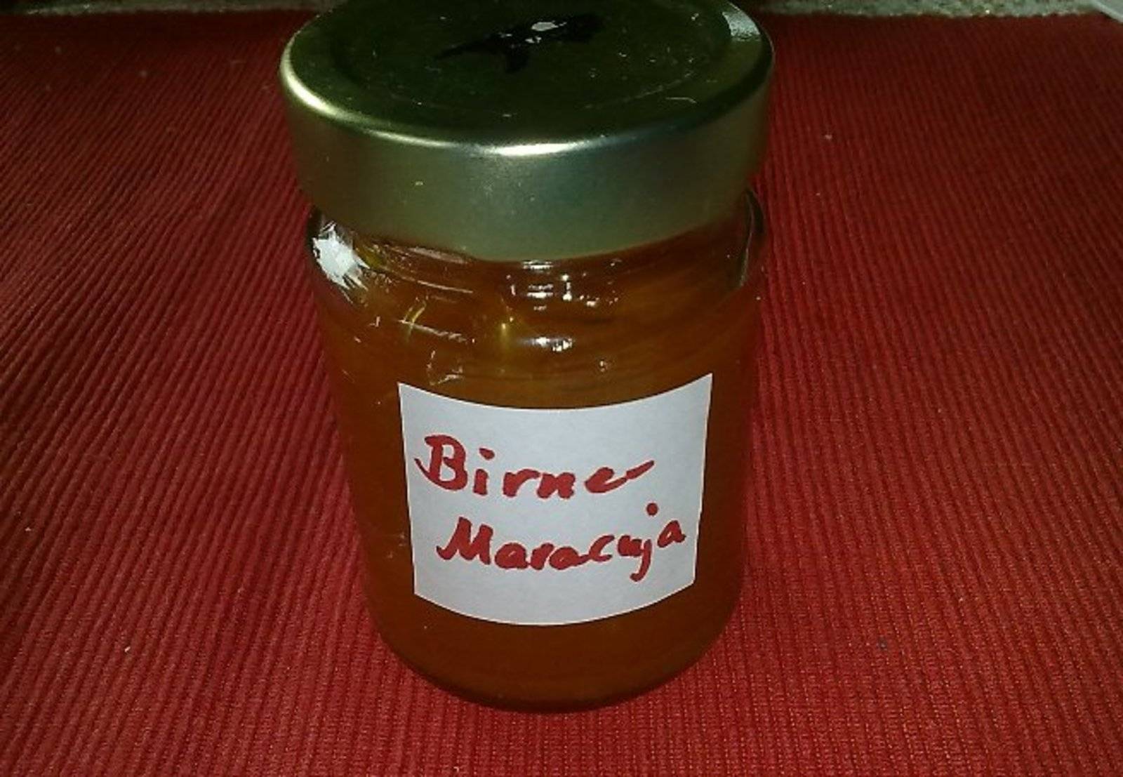 Birnen-Maracuja-Marmelade