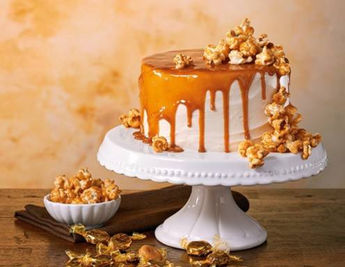 Werther’s Original Karamell-Popcorn-Torte Rezept