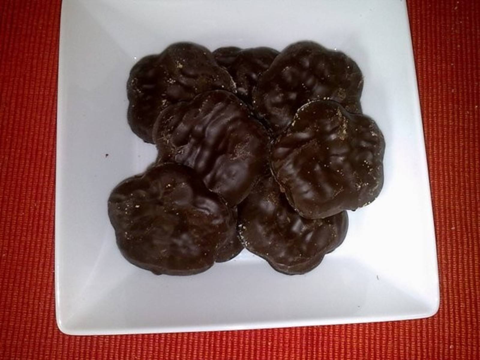 Vanillekekse mit Schokolade
