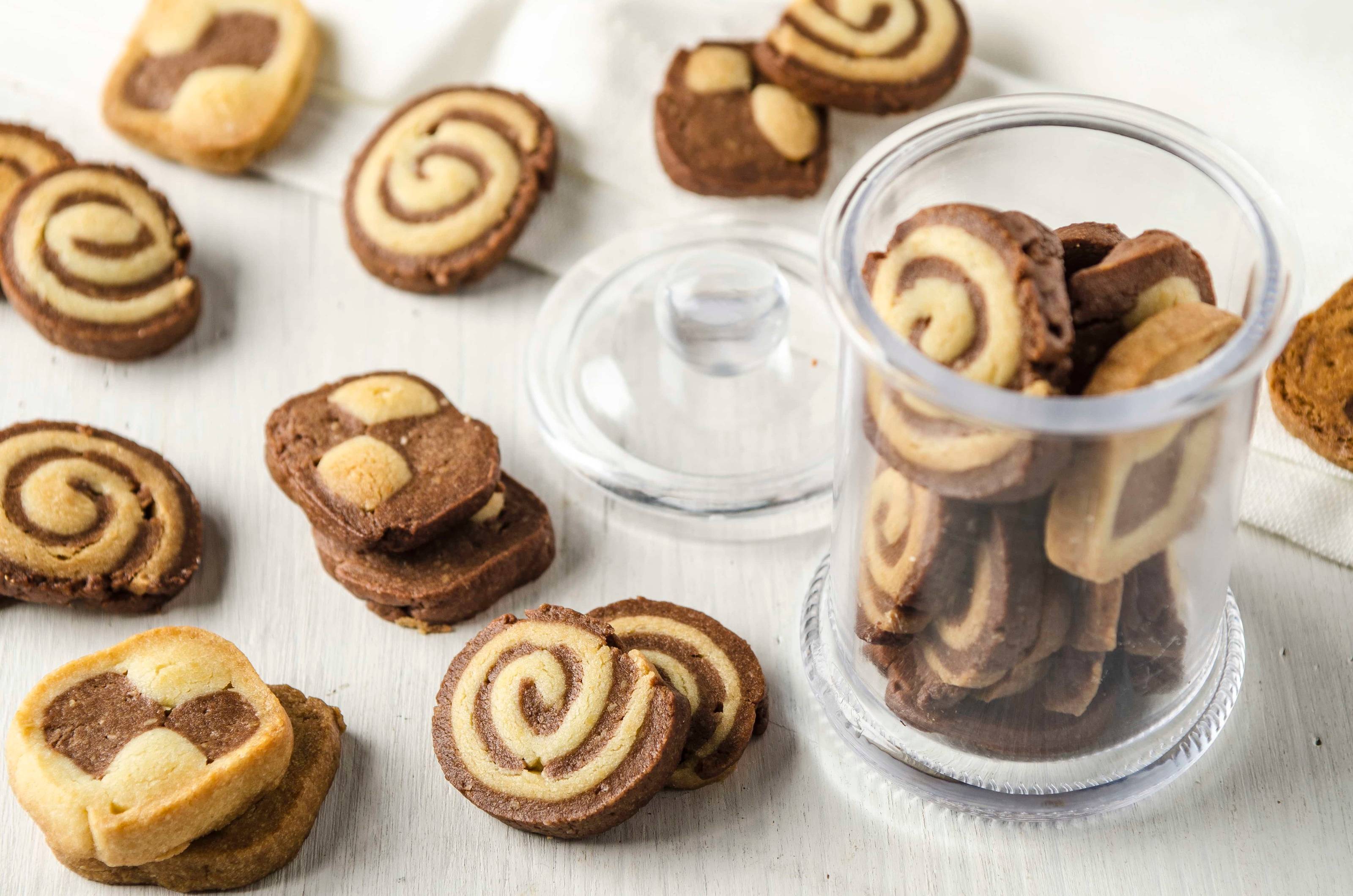 Schachbrettkekse oder Spiralkekse Rezept