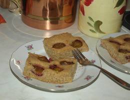 Vollkornzwetschkenkuchen Vollkornzwetschkenkuchen