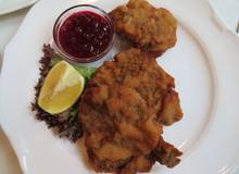 Gebackene Hirsch-Schnitzel Gebackene Hirsch-Schnitzel