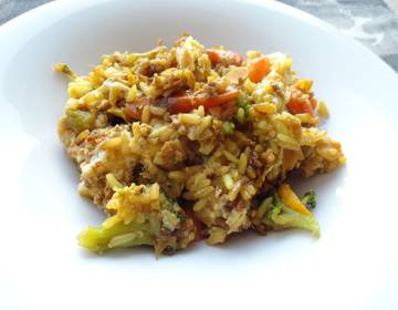 Schnelle Reispfanne Schnelle Reispfanne