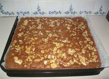 Brauner Apfelkuchen mit Mandeln Brauner Apfelkuchen mit Mandeln