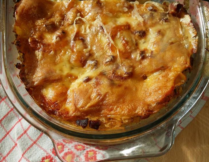 Sauerkraut-Lasagne