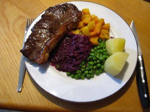 Rumpsteak mit Kräutersalz