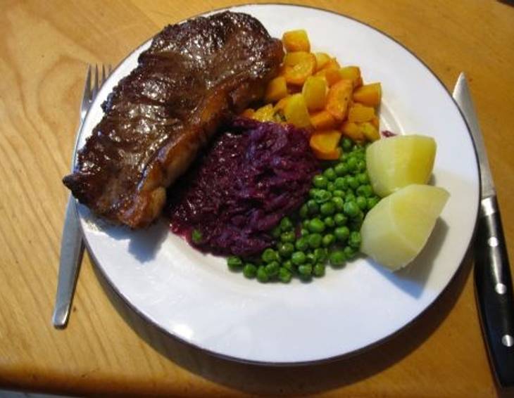 Rumpsteak mit Kräutersalz Rumpsteak mit Kräutersalz