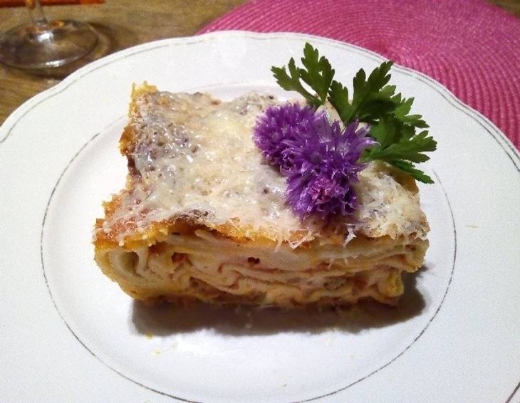 Lasagne mit selbstgemachten Lasagneblättern